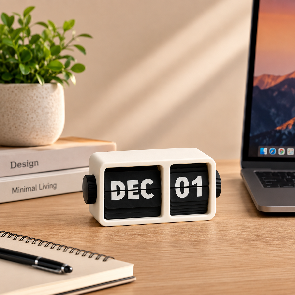 Flip Date Calendar | 3D Printed Perpetual Desk Calendar