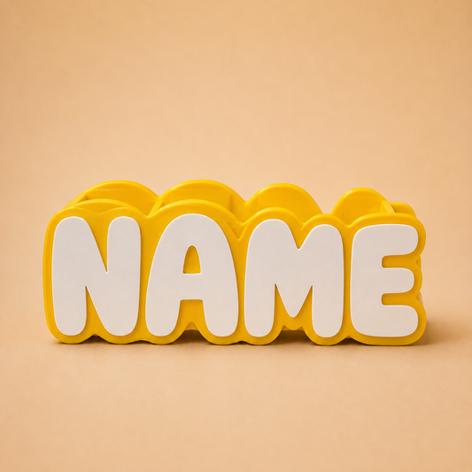Personalized Name Pen Stand | Custom 3D Printed Desk Organizer
