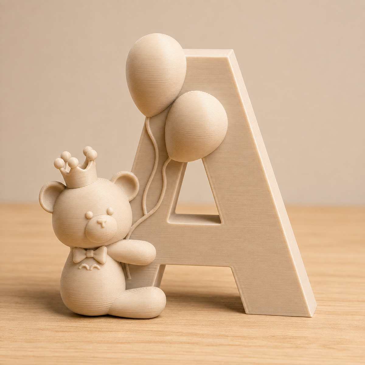 Personalized Alphabet Décor | Custom 3D Printed Letter for Kids' Room