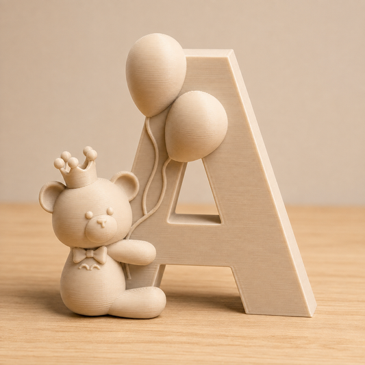 Personalized Alphabet Décor | Custom 3D Printed Letter for Kids' Room
