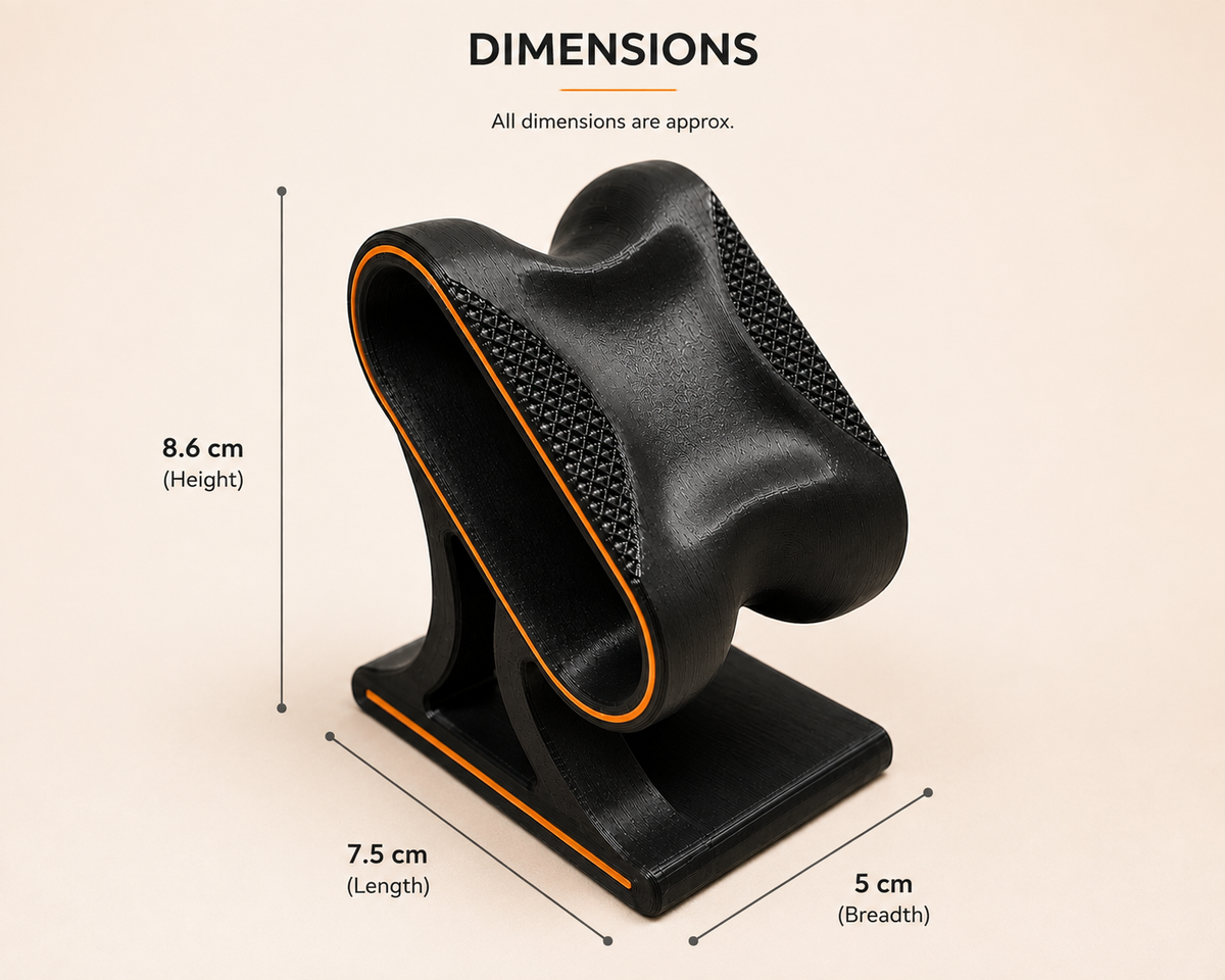 Dimensions of the modern watch stand.