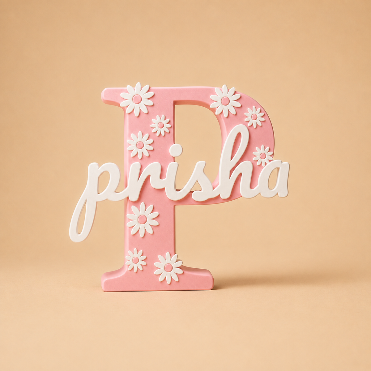 Personalized Initial Name Block