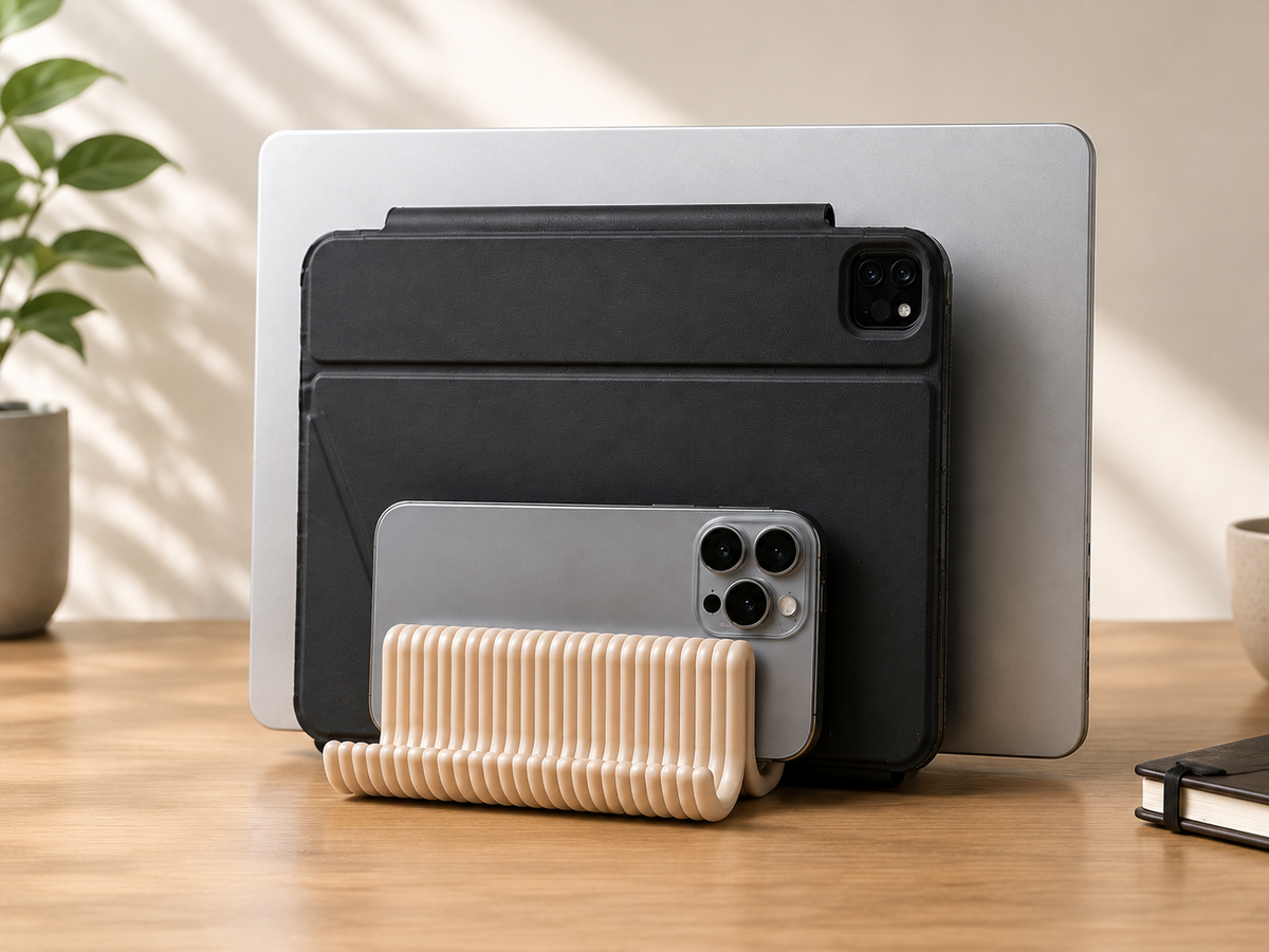 Multi-Device Stand | 3D Printed Laptop, iPad & Phone Stand