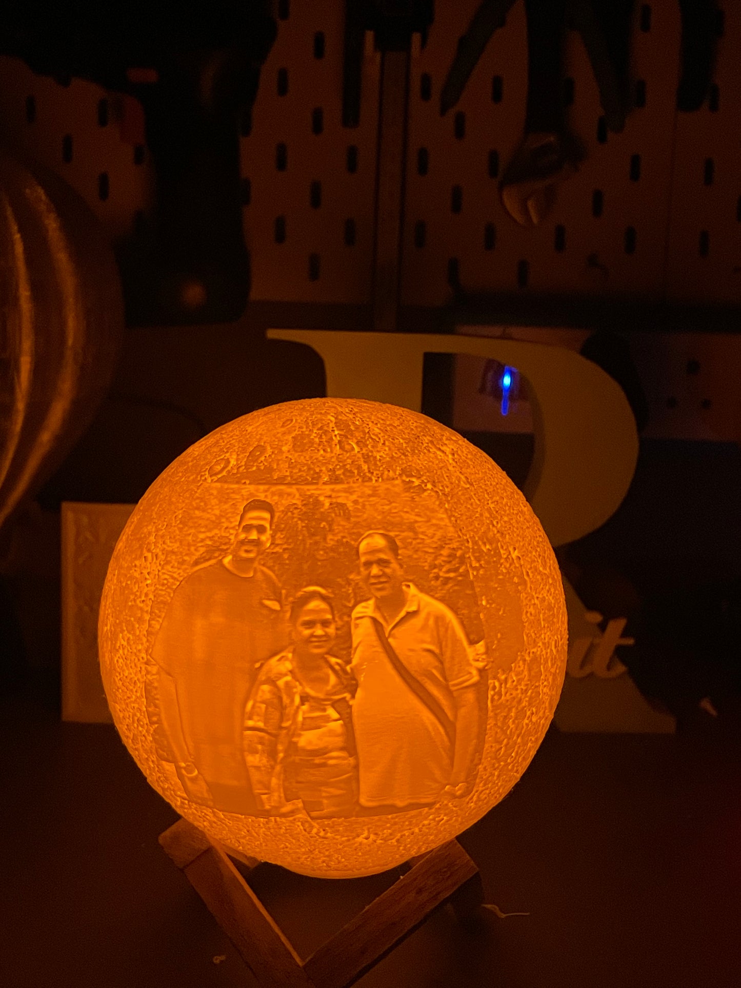 Personalized 3D Moon Lamp | Custom Photo Night Light