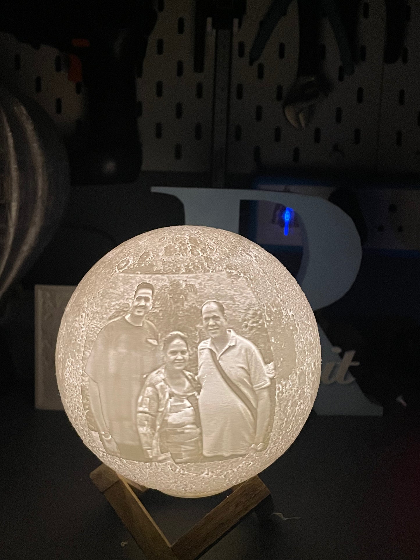 Personalized 3D Moon Lamp | Custom Photo Night Light